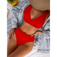 Bikini color liso cintura alta con abertura multicolorespicture36