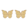 fashion simple drop oil butterfly alloy stud earringspicture24