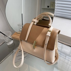 women's bag new summer geometric metal buckle messenger bag 24.5*18*10.5cm