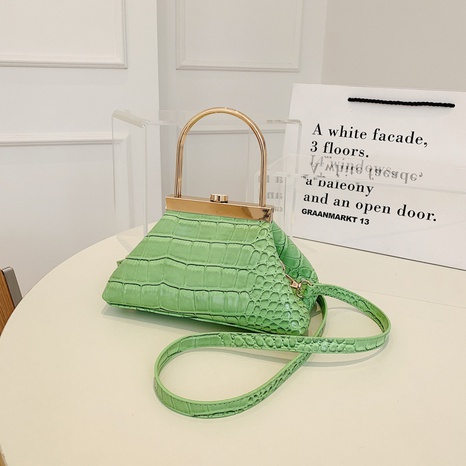 Handbag small bag female fashion geometric stone pattern bag 22*13*13cm's discount tags