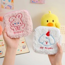 plush cartoon cosmetic storage bag embroidery bunny bagpicture7