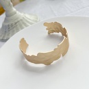 exaggerated new imitation gold foil matte gold opening bracelet womenpicture7
