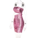 2022 nouvelle robe plisse sexy  coutures creuses de couleur uniepicture10
