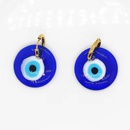 Boucles d39oreilles en rsine pour les yeux bleus turcs en verre de mode femmepicture10
