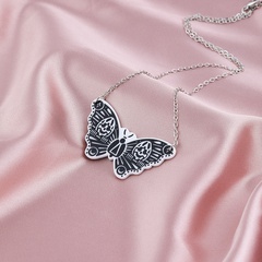 fashion butterfly pendant alloy necklace