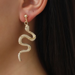 jewelry fashion metal snake metal earrings wholesale