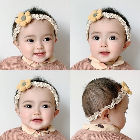 new creative children's hair accessories cute petal flower headwear's discount tags