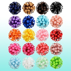 20pcs mixed color set high elastic hair ring children's hemisphere jewelry