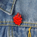 Creative alloy brooches embrace heart shape Halloween broochespicture8
