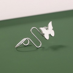 simple stainless steel hand-wound butterfly nose clip