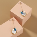 simple tassel pearl butterfly flower ladies metal earringspicture10