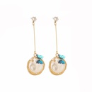 simple tassel pearl butterfly flower ladies metal earringspicture11