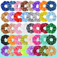 40pcs ensemble de couleurs mlanges accessoires de corde de cheveux lastiques pour femmes de couleur uniepicture11