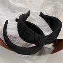Black sponge female widebrimmed headband retro simple headdresspicture6