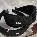 Black sponge female widebrimmed headband retro simple headdresspicture7