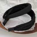 Black sponge female widebrimmed headband retro simple headdresspicture9