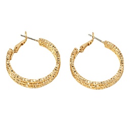 retro braided style hollowed circle alloy hoop earrings wholesalepicture10