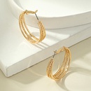 Fashion simple big alloy earring hoop jewelry femalepicture7
