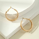 Fashion simple big alloy earring hoop jewelry femalepicture8