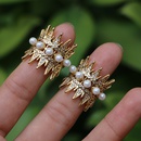 new fashion jewelry pearl microencrusted zircon womens full diamond copper ringpicture6