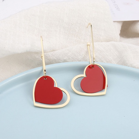 Simple Classic Heart Light Piece Earrings's discount tags