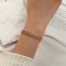 fashion multilayer bracelet simple diamond alloy ankletpicture7