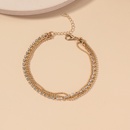 fashion multilayer bracelet simple diamond alloy ankletpicture10