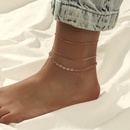 simple classic geometric 3piece fashion alloy ankletpicture7