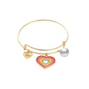 new simple womens jewelry set drip oil butterfly heart dragonfly alloy braceletpicture10