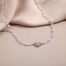 bijoux gomtriques simples collier de clavicule de papillon de perle de cristalpicture7