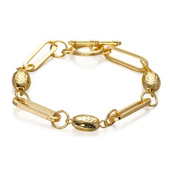 fashion hollow chain geometric simple alloy bracelet