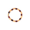 New leaf sandalwood dragon scale pattern diamond Bodhi beads alloy bracelet jewelrypicture10