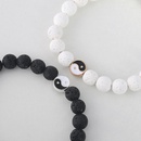 new white pine black frosted beads magnet couple copper bracelet jewelry wholesalepicture9