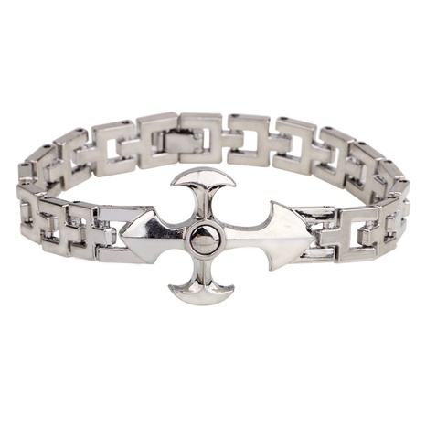 Fashion Cross Jewelry Alloy Jewelry Bracelet Titanium Steel Bracelet's discount tags