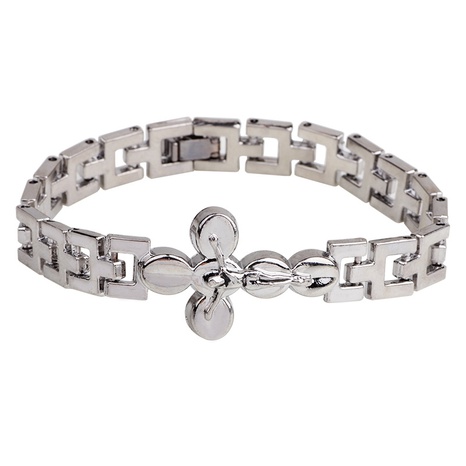 Fashion Bracelet Cross Jewelry Retro Titanium Steel Bracelet's discount tags