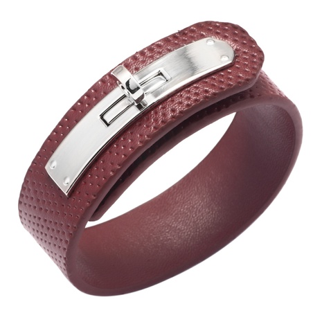 fashion bracelets leather simple solid color alloy bracelet's discount tags