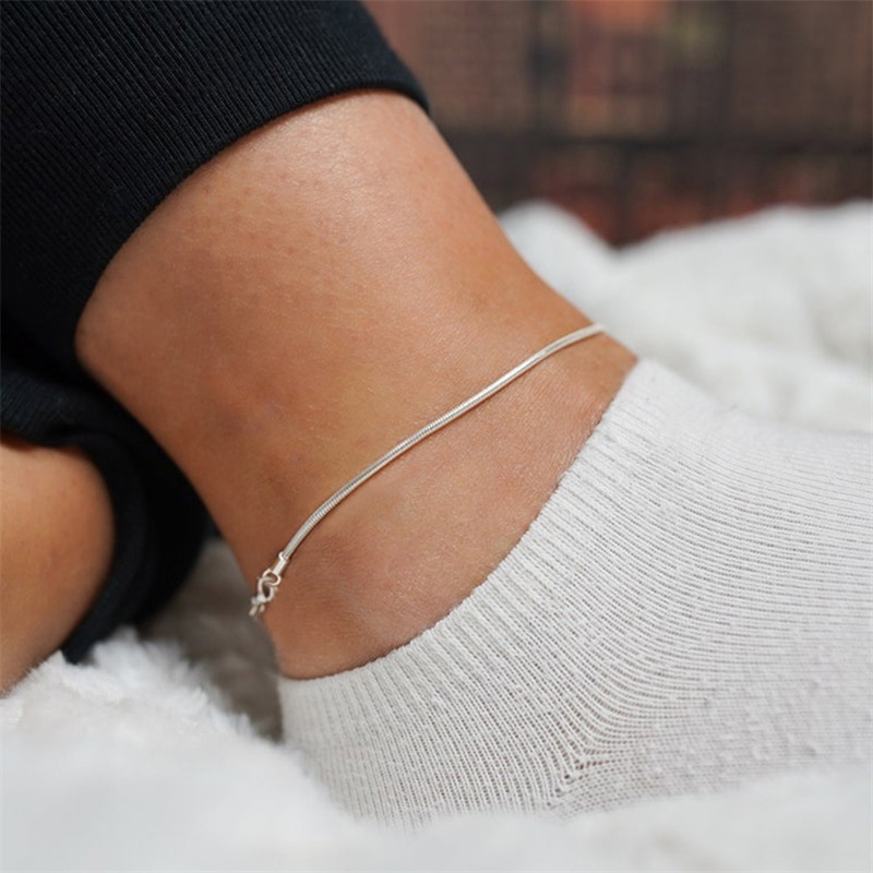 simple fashion anklet stainless steel anklet goldplated anklet