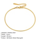 simple fashion anklet stainless steel anklet goldplated ankletpicture7