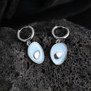 simple fashion blue oil drop ear buckle 2022 new copper earringspicture9