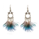retro winged bird feather peacock tassel earrings fashion jewelrypicture11