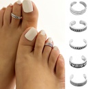 simple geometric twisted fashion foot ring alloy foot ringpicture7