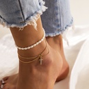 fashion imitation pearl diamond anklet tassel alloy foot ornamentspicture8