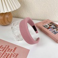 spring and summer pink headband Korean widebrimmed sponge headbandpicture28
