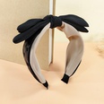 new doublelayer bow headband simple retro PU leather hairpinpicture9