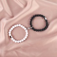 new white pine black frosted beads magnet couple copper bracelet jewelry wholesalepicture11