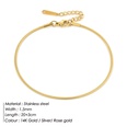 simple fashion anklet stainless steel anklet goldplated ankletpicture11