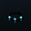 2022 new popular jewelry pumpkin element pendant beaded purple glass bluegreen luminous bead luminous elastic bracelet jewelrypicture9