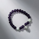2022 new popular jewelry pumpkin element pendant beaded purple glass bluegreen luminous bead luminous elastic bracelet jewelrypicture13