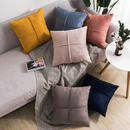 fashion home plain suede pillow simple sofa pillowpicture5