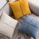 almohada de gamuza simple para el hogar de moda almohada de sof simplepicture7
